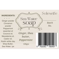 Soleseife Ginger Peppermint Ayurvedic Sea Water Soap
